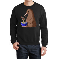 Funny Japanese Kawaii Ramen Kiwi Bird Crewneck Sweatshirt | Artistshot