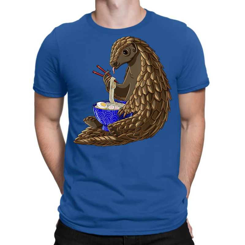 Funny Japanese Kawaii Ramen Noodles Pangolin T-Shirt by robeijopicar | Artistshot