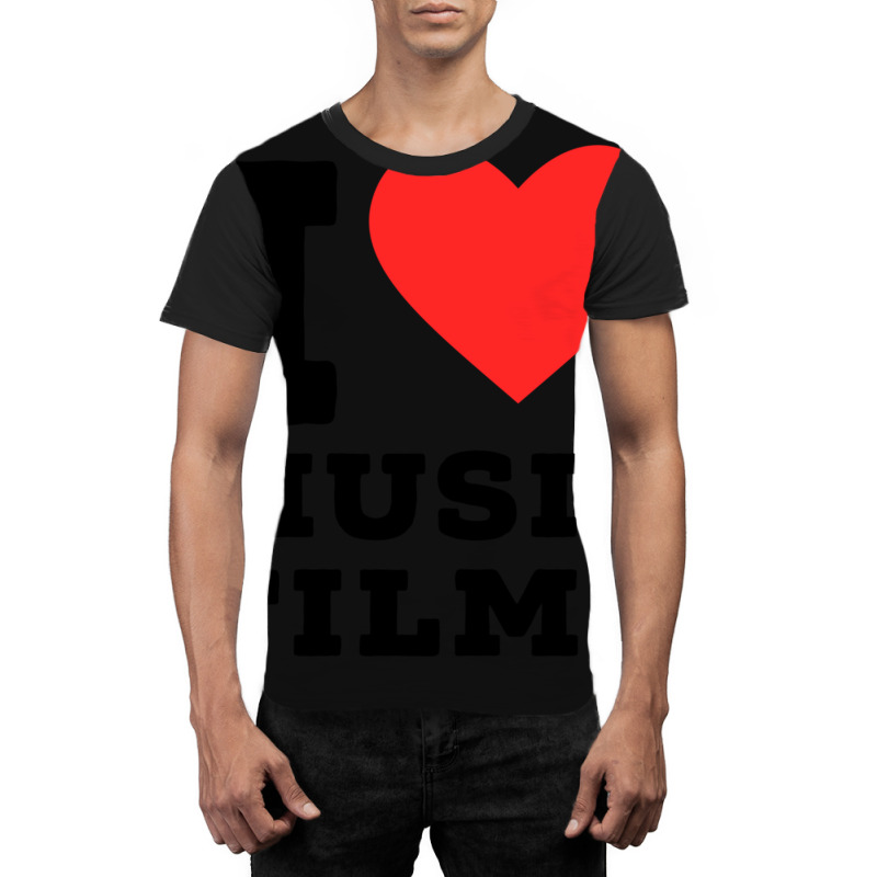 I Love Music Film Classic Graphic T-shirt | Artistshot