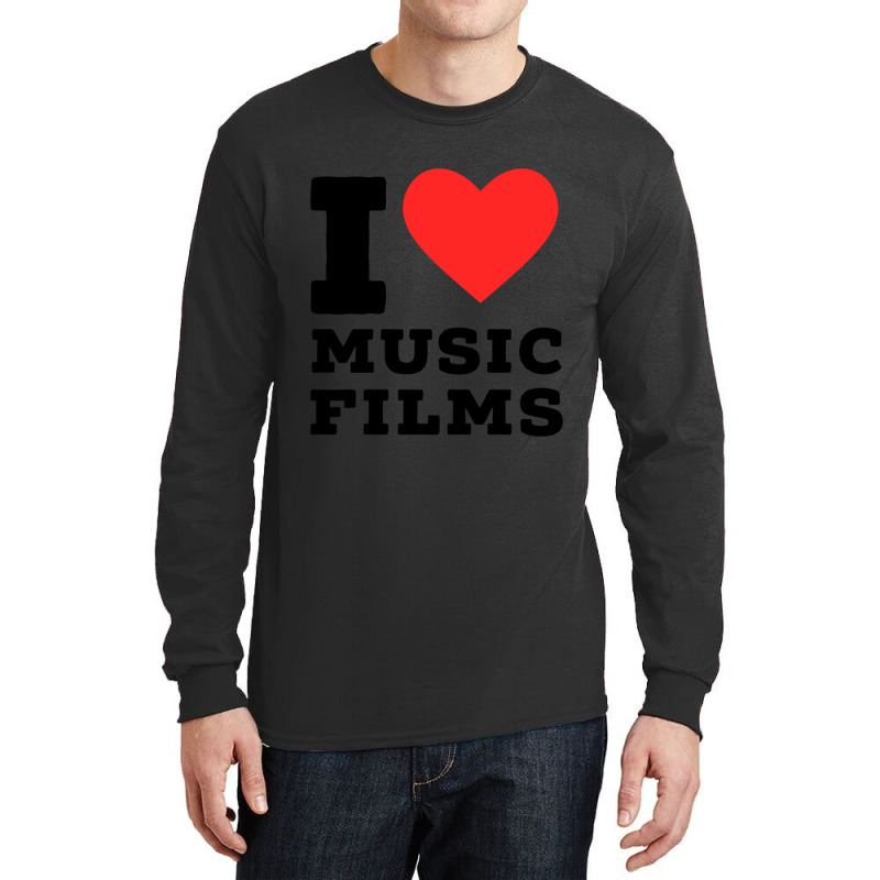 I Love Music Film Classic Long Sleeve Shirts | Artistshot