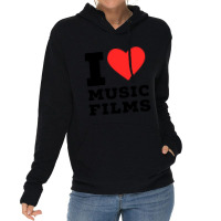 I Love Music Film Classic Lightweight Hoodie | Artistshot