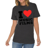 I Love Music Film Classic Vintage T-shirt | Artistshot