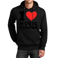 I Love Music Videos Classic Unisex Hoodie | Artistshot