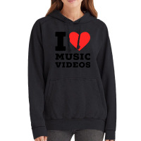 I Love Music Videos Classic Vintage Hoodie | Artistshot