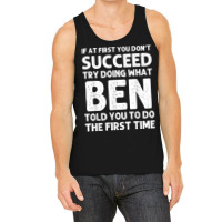 Ben Gift Name Personalized Birthday Funny Christmas Joke T Shirt Tank Top | Artistshot