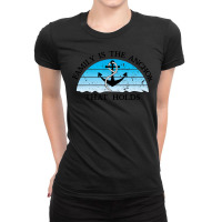 Family Is The Anchor That Holds Lovely Cute Shirt Ladies Fitted T-shirt | Artistshot