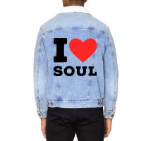 I Love Soul Music Classic Unisex Sherpa-lined Denim Jacket | Artistshot