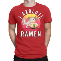 Funny Kawaii Axolotl Anime Japanese Ramen Noodles Kids T-shirt | Artistshot