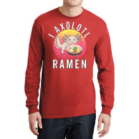 Funny Kawaii Axolotl Anime Japanese Ramen Noodles Kids Long Sleeve Shirts | Artistshot