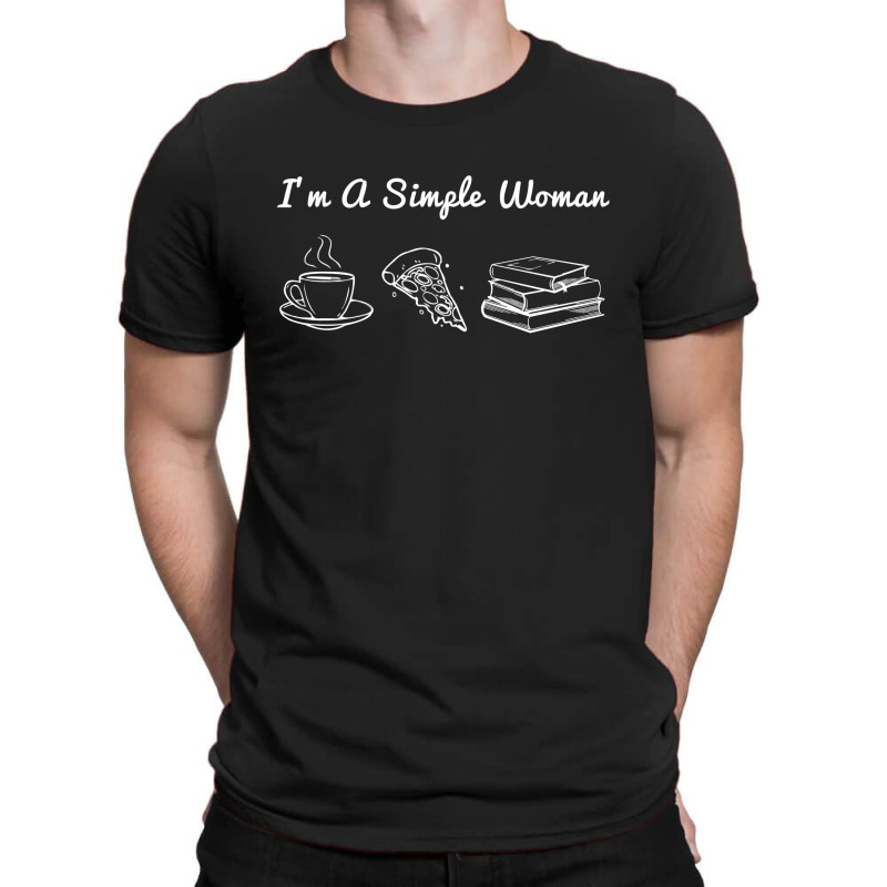I'm A Woman Who Loves Tea Pizza And Books T-shirt | Artistshot