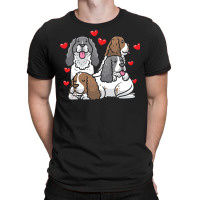 English Springer Spaniel T  Shirt English Springer Spaniel Dog Heart M T-shirt | Artistshot