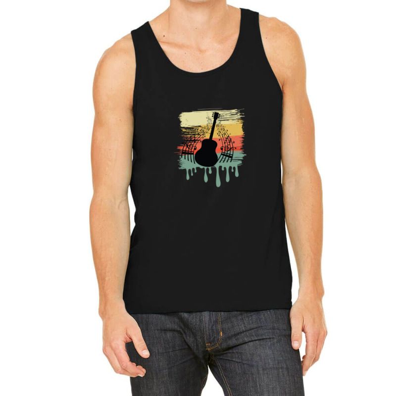 Guitar Vintage Dripping Tank Top | Artistshot