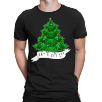 Let's Get Lit Weed X Mas Tree Gift Marijuana Christmas T Shirt T-shirt | Artistshot