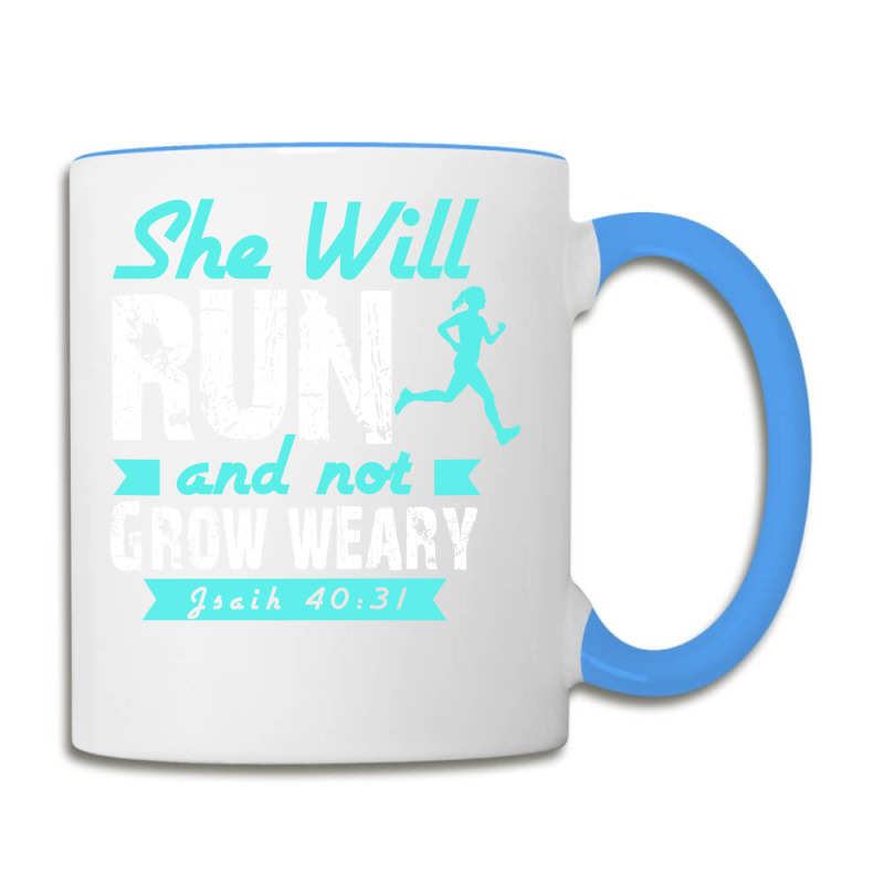 She Will Run And Not Grow Weary Coffee Mug | Artistshot