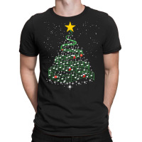 Music Note Tree Wish You A Merry Christmas Gift Musical Long Sleeve T T-shirt | Artistshot