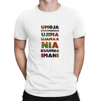 Kwanzaa Principles Kente T-shirt | Artistshot