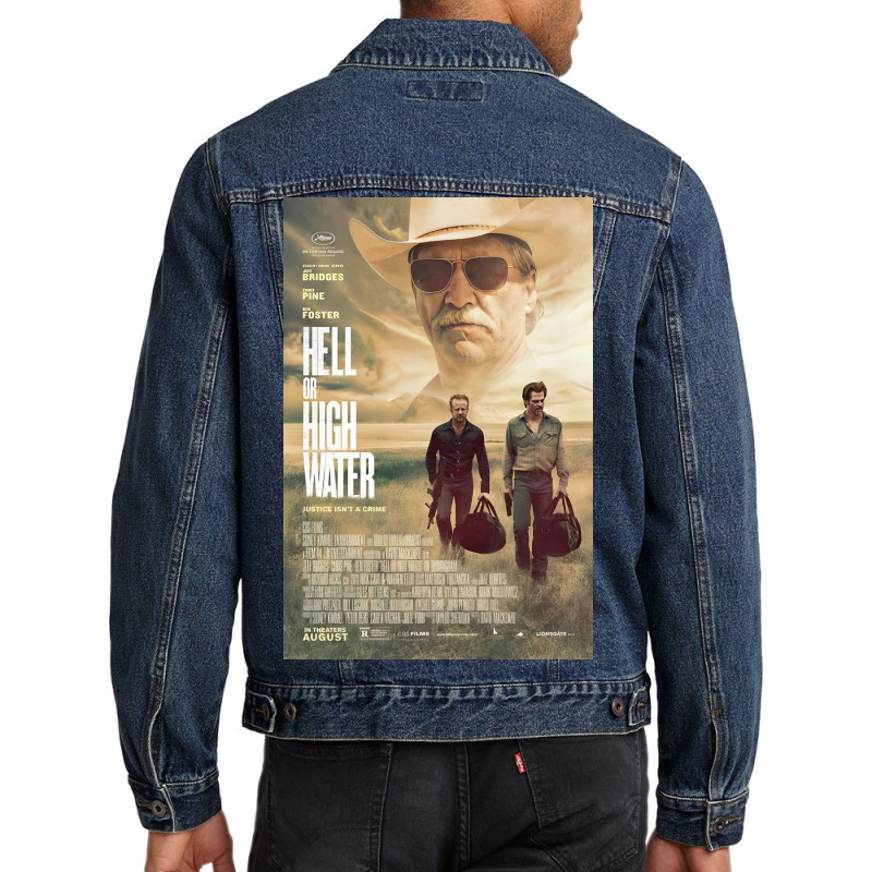 Hell Or High Water Movie Men Denim Jacket by dickthomas | Artistshot