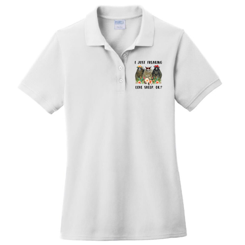 I Just Freaking Love Sheep, Ok Ladies Polo Shirt by hoainv | Artistshot