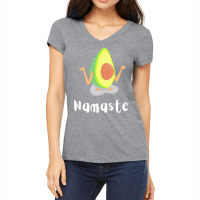 Namaste Meditation T  Shirt Avocado Meditation T  Shirt Women's V-neck T-shirt | Artistshot