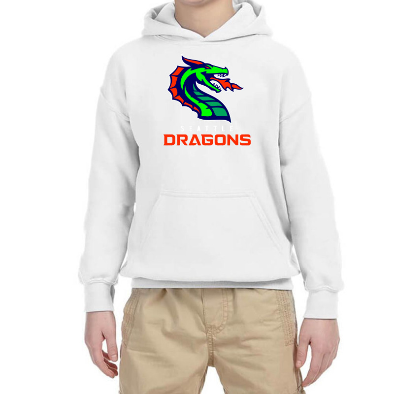 Dragons Football Youth Hoodie by COOLKIDS | Artistshot