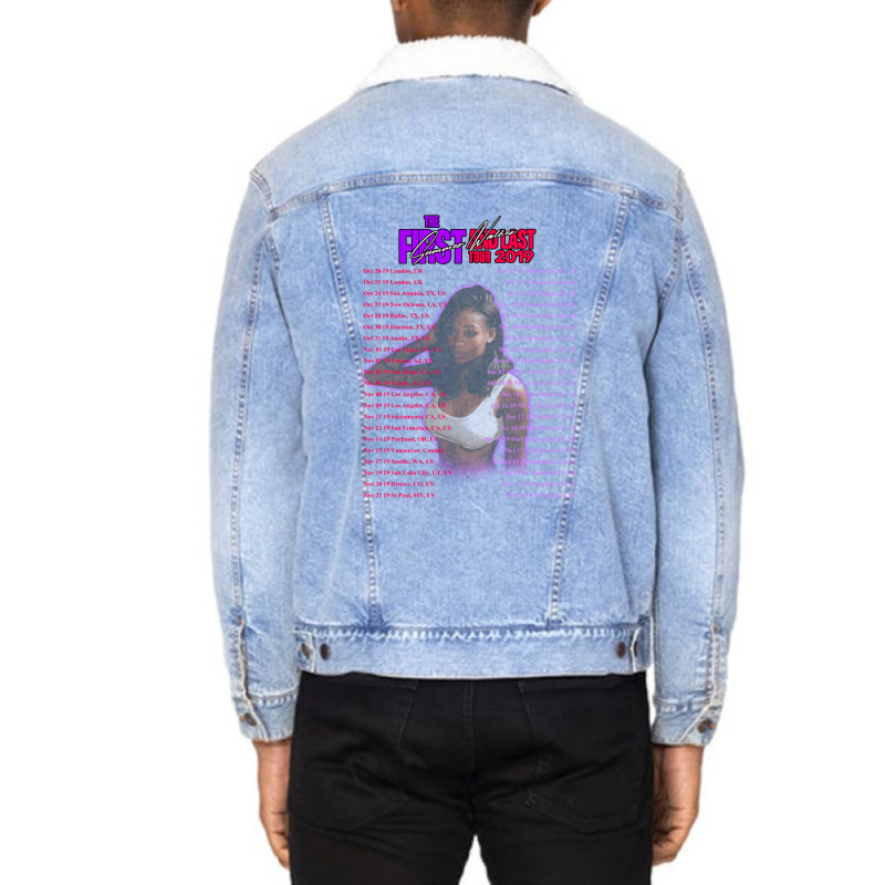 Last Day Of Summer Summer Marjani Walker Unisex Sherpa-lined Denim Jacket | Artistshot