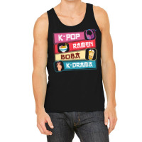 K Pop Ramen Boba K Drama Cute Kawaii Korean Drama Teen Girls T Shirt Tank Top | Artistshot