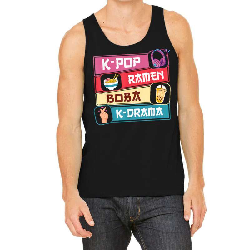 K Pop Ramen Boba K Drama Cute Kawaii Korean Drama Teen Girls T Shirt Tank Top | Artistshot