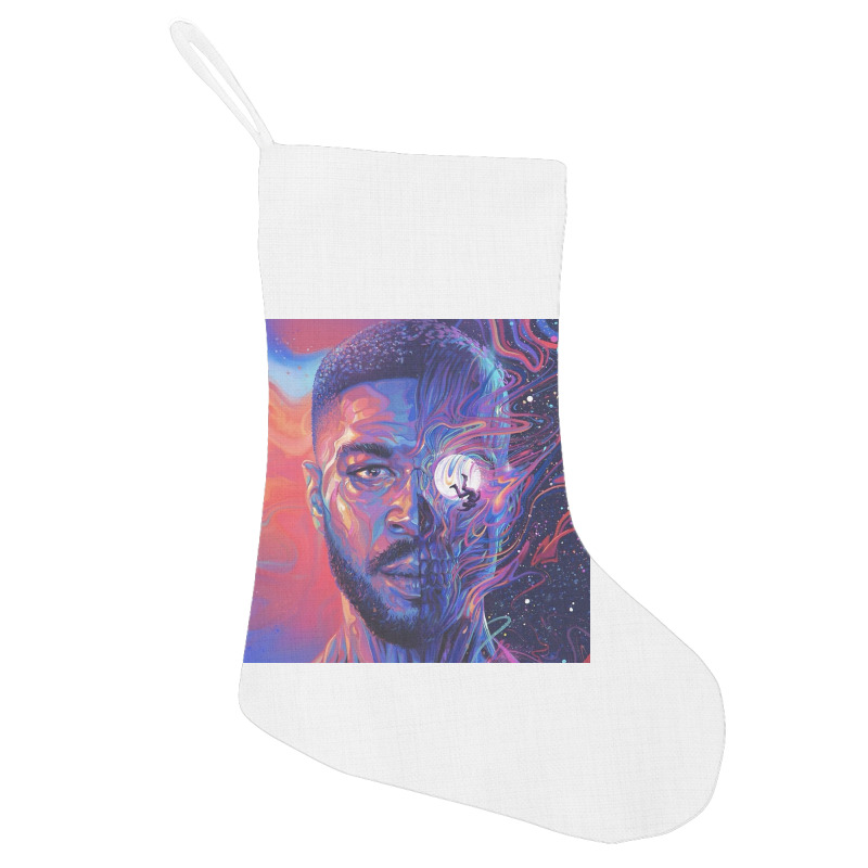 Man On The Moon 3 Holiday Stocking | Artistshot