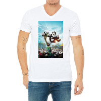 Kung Fu Panda 3 Poster V-neck Tee | Artistshot