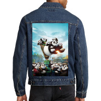 Kung Fu Panda 3 Poster Men Denim Jacket | Artistshot