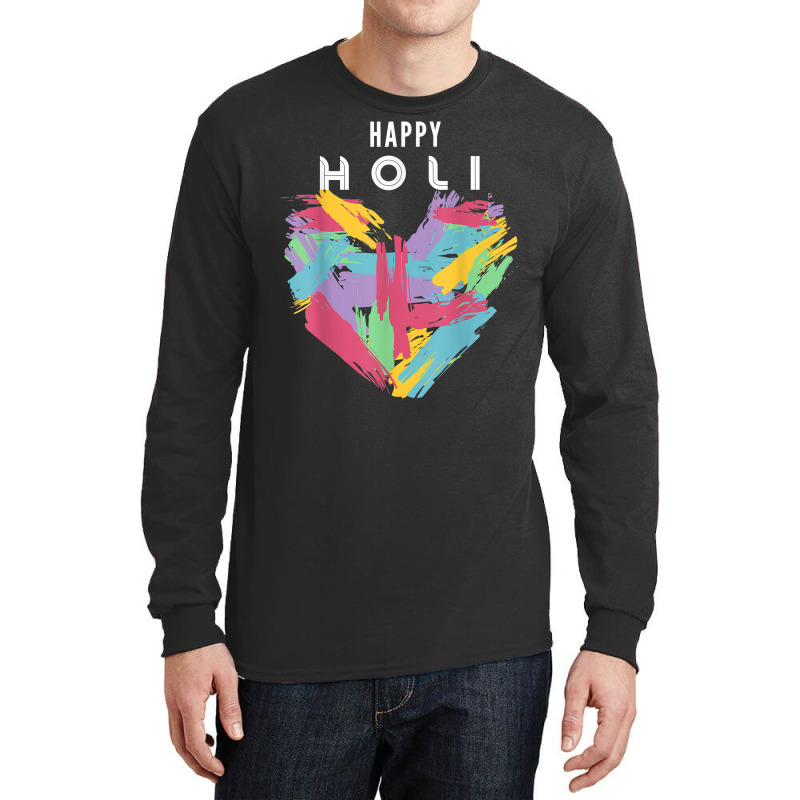 Happy Holi Festival, Holi Indians Color Festival T Shirt Long Sleeve Shirts | Artistshot