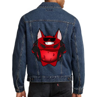 Last Vampire Emote Winter Men Denim Jacket | Artistshot