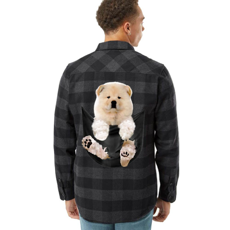 Chow Chow Pocket Dog Lover Flannel Shirt | Artistshot