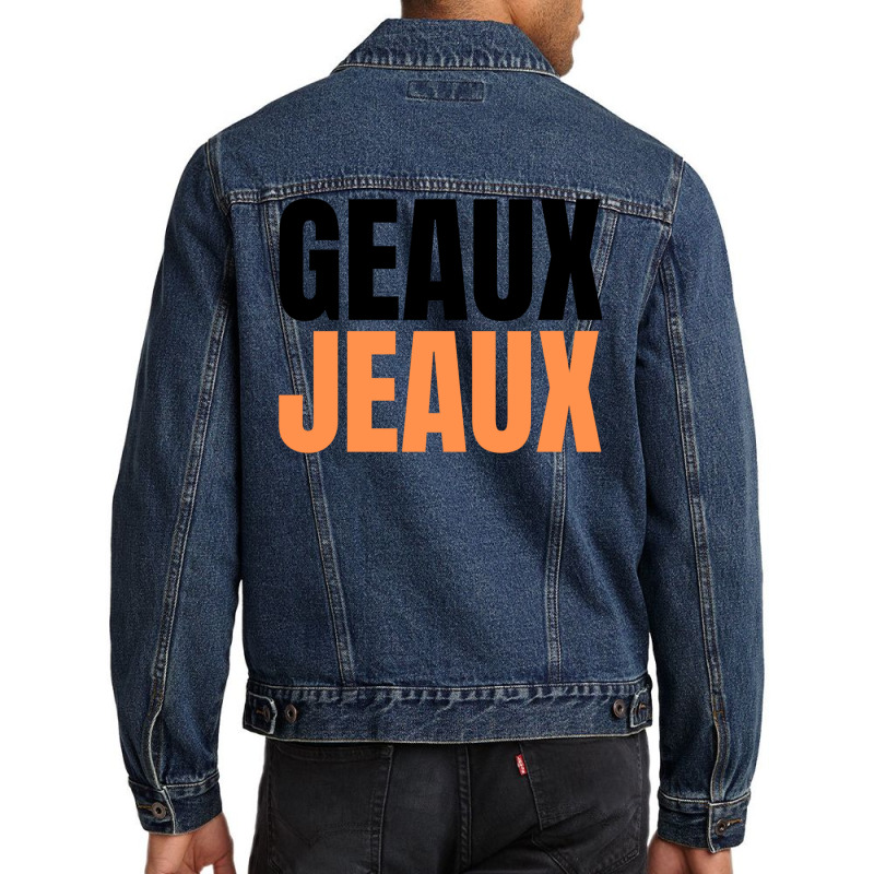 Geaux Jeaux 1 Men Denim Jacket by orahungrias | Artistshot