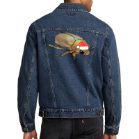 Christmas Beetle Men Denim Jacket | Artistshot