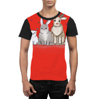 Christmas Bunny And Friends  1 Graphic T-shirt | Artistshot