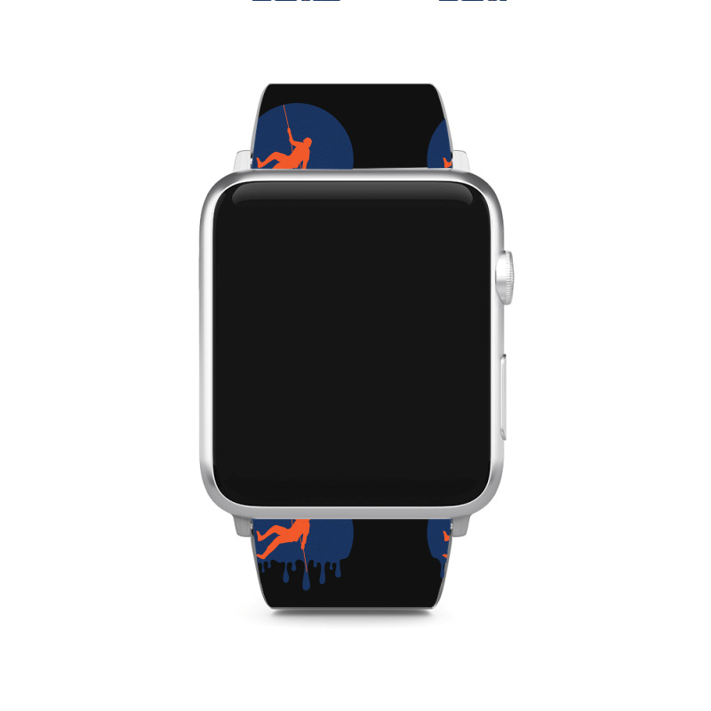 Retro Rock Climbing Dripping Apple Watch Band | Artistshot