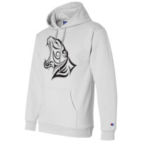 Growling Mouth Open Bengal Cicny Tiger Champion Hoodie | Artistshot