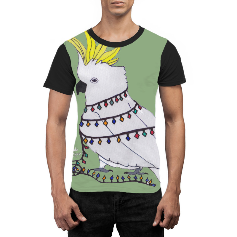 Christmas Cockatoo Graphic T-shirt | Artistshot