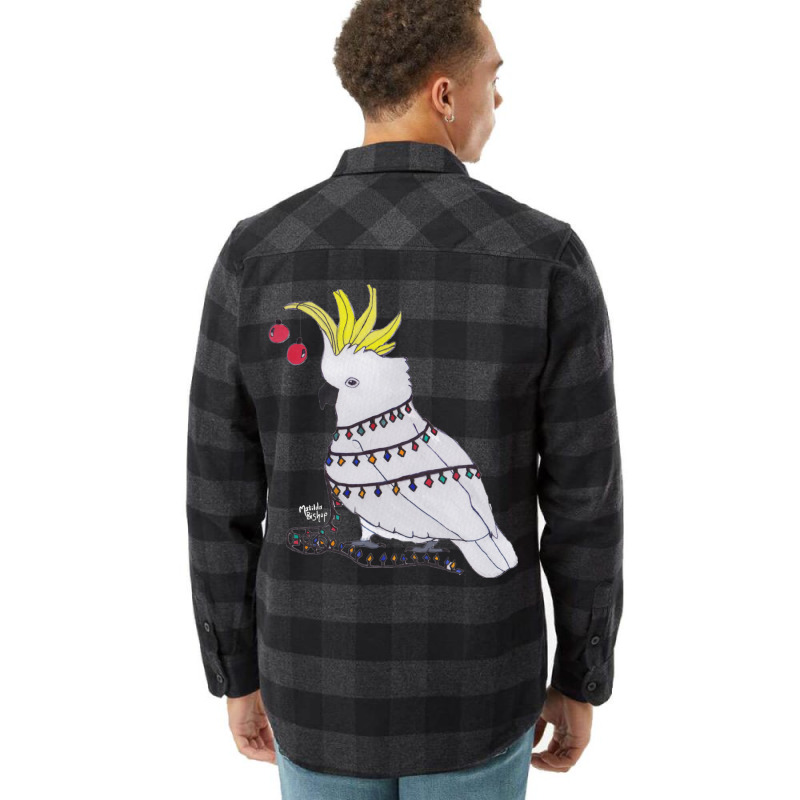 Christmas Cockatoo Flannel Shirt | Artistshot