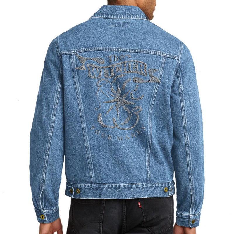 The Witcher Men Denim Jacket | Artistshot