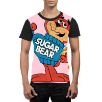 Classic Sugar Bear Super Sugar Crisp Cereal Bear Mascot Character Graphic T-shirt | Artistshot