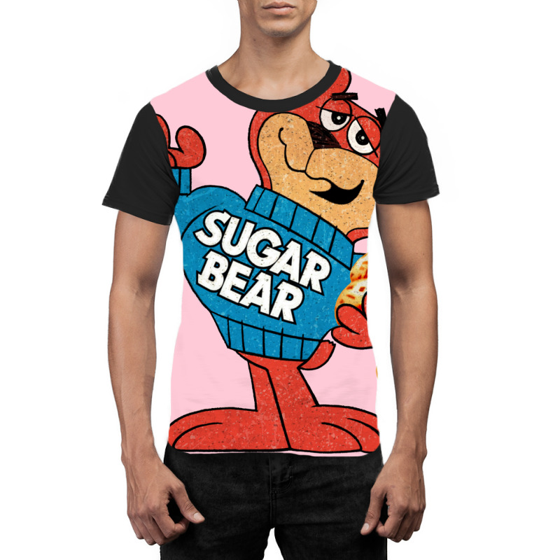 Classic Sugar Bear Super Sugar Crisp Cereal Bear Mascot Character Graphic T-shirt by baltuslediro | Artistshot