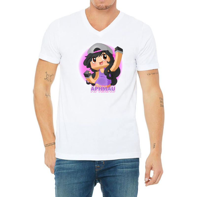 Aphmau Kids V-Neck Tee by sanelylinzarr | Artistshot