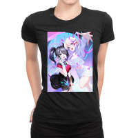 Ame And Kangel   Needy Streamer Overload Ladies Fitted T-shirt | Artistshot