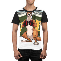 Cartoon Australian Boxing Kangaroo Graphic T-shirt | Artistshot