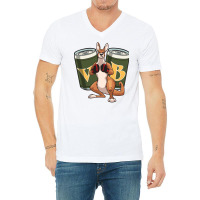 Cartoon Australian Boxing Kangaroo V-neck Tee | Artistshot