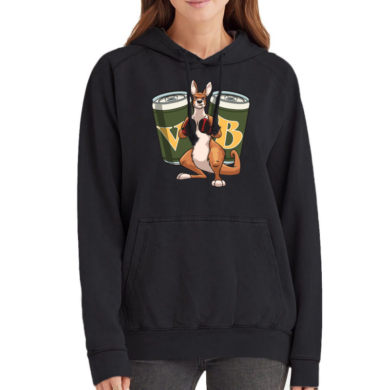 Cartoon Australian Boxing Kangaroo Vintage Hoodie | Artistshot