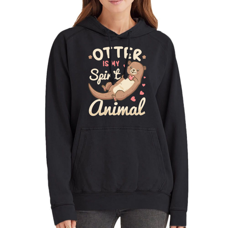 Otter T  Shirt Otter Spirit Animal River Otter Lover T  Shirt Vintage Hoodie | Artistshot