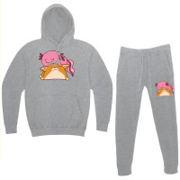 Axolotl And Corgi Friends Hoodie & Jogger Set | Artistshot